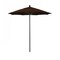 California Umbrella 7.5' Black Aluminum Market Patio Umbrella, Sunbrella Bay Brown 194061334430 - alternate 1